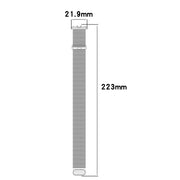 For Samsung Galaxy Fit 3 Milanese Metal Steel Mesh Watch Band(Silver)