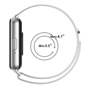 For Samsung Galaxy Fit 3 Milanese Metal Steel Mesh Watch Band(Gray)