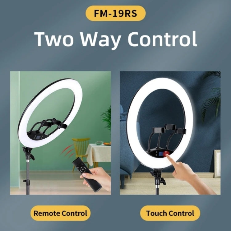 JMARY FM-19RS Photography LED Ring Fill Light 19-inch Touch Control Beauty Light(US Plug)