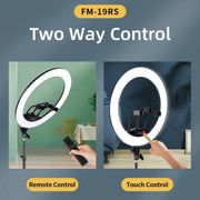 JMARY FM-19RS Photography LED Ring Fill Light 19-inch Touch Control Beauty Light(US Plug)