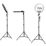 JMARY FM-18R LED Beauty Ring Light 18-inch Photography Live Streaming Fill Light(US Plug)