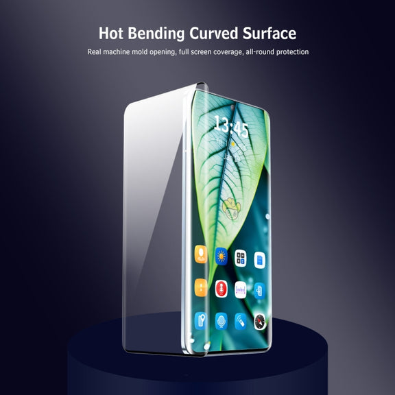 For Honor Magic6 ENKAY Easy Install Hot Bending Side Glue Tempered Glass Film