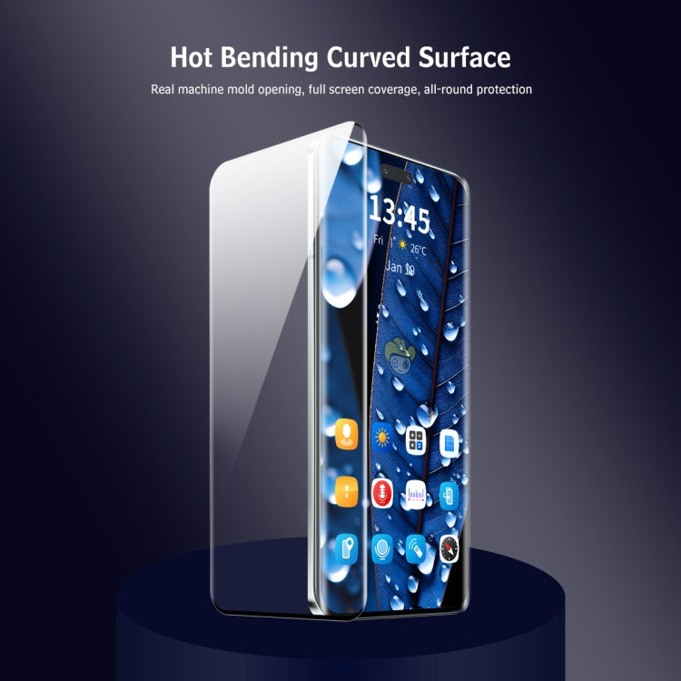 For Honor Magic6 Pro / Magic6 Ultimate ENKAY Easy Install Hot Bending Side Glue Tempered Glass Film