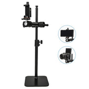 YUNTENG VCT-808 Table Phone Clip Holder Microphone DSLR Camera Desktop Mount Stand