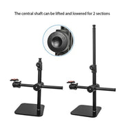 YUNTENG VCT-808 Table Phone Clip Holder Microphone DSLR Camera Desktop Mount Stand