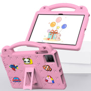 For Blackview Oscal Pad 15 2023 / Tab 11 Handle Kickstand Children EVA Shockproof Tablet Case(Pink)