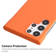 For Samsung Galaxy S24 Ultra 5G ENKAY Matte Frameless Hard PC Case(Orange)