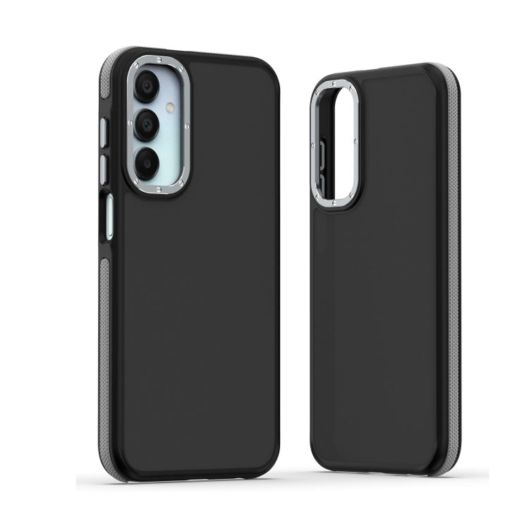 For Samsung Galaxy A35 5G Dual-Color Shockproof TPU Phone Case(Grey)