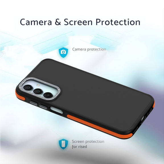 For Samsung Galaxy A35 5G Dual-Color Shockproof TPU Phone Case(Grey)