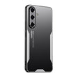 For Samsung Galaxy S24 5G Blade Series TPU Hybrid Metal Phone Case(Silver) - Galaxy S24 5G Cases by PMC TechLife | Online Shopping South Africa | PMC TechLife