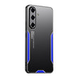 For Samsung Galaxy S24 5G Blade Series TPU Hybrid Metal Phone Case(Blue) - Galaxy S24 5G Cases by PMC TechLife | Online Shopping South Africa | PMC TechLife