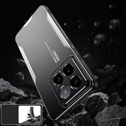 For Xiaomi 14 Blade Series TPU Hybrid Metal Phone Case(Blue)