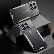 For Xiaomi Redmi K70 Pro Blade Series TPU Hybrid Metal Phone Case(Red)