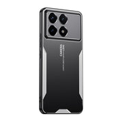 For Xiaomi Redmi K70 Blade Series TPU Hybrid Metal Phone Case(Silver)