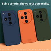 For OPPO Find X7 MOFI Qin Series Skin Feel All-inclusive PC Phone Case(Blue)