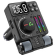 MT01 Car FM Transmitter MP3 Music Player Bluetooth Adapter Type-C + USB Car Charger - Bluetooth Car Kits by PMC TechLife | Online Shopping South Africa | PMC TechLife | Buy Now Pay Later Mobicred
