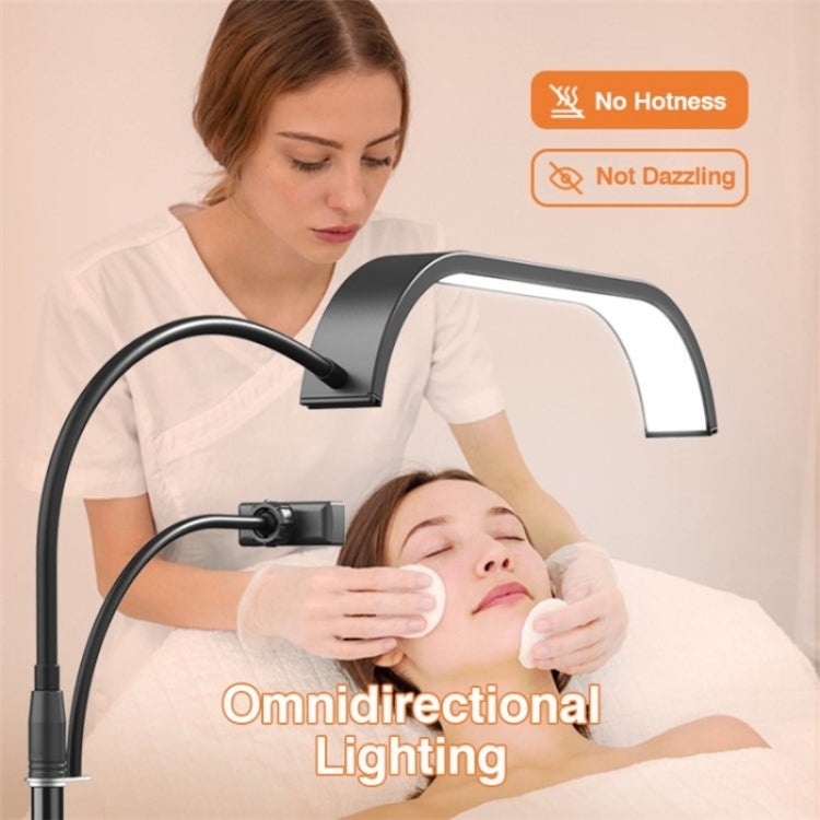 HD-G63X Floor Standing Remote Dimming LED Moon Lamp Manicure Eyelash Beauty Lamp(US Plug)