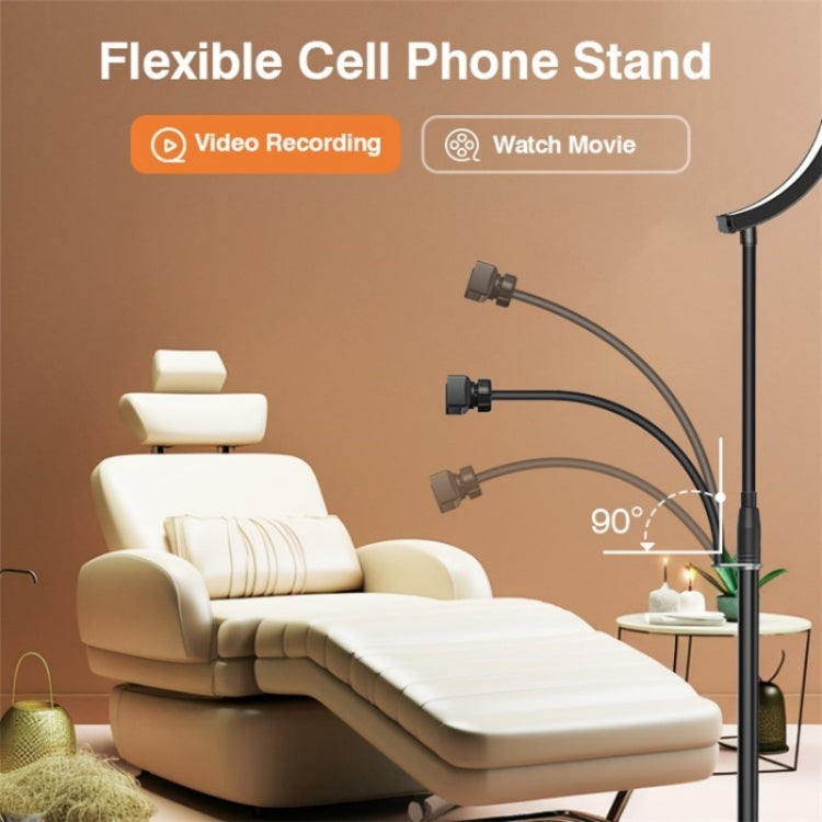 HD-G63X Floor Standing Remote Dimming LED Moon Lamp Manicure Eyelash Beauty Lamp(US Plug)