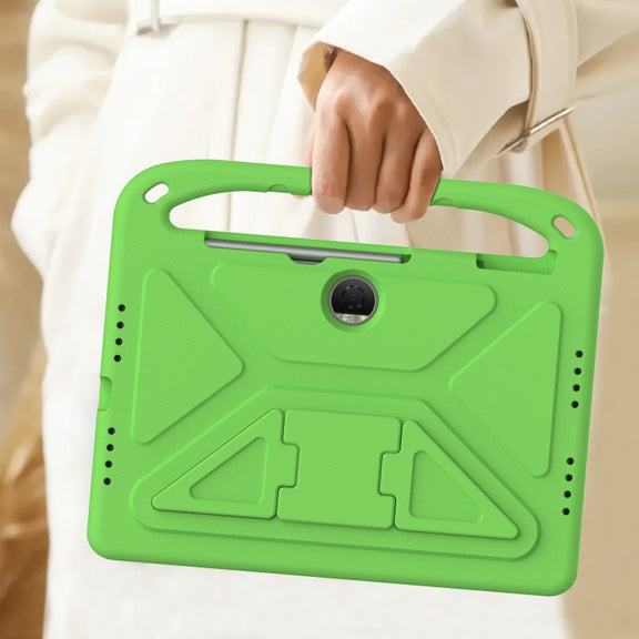 For Honor Pad 9 12.1 Handle EVA Shockproof Tablet Case with Holder(Green)