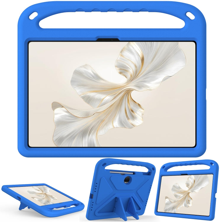 For Honor Pad 9 12.1 Handle EVA Shockproof Tablet Case with Holder(Blue)
