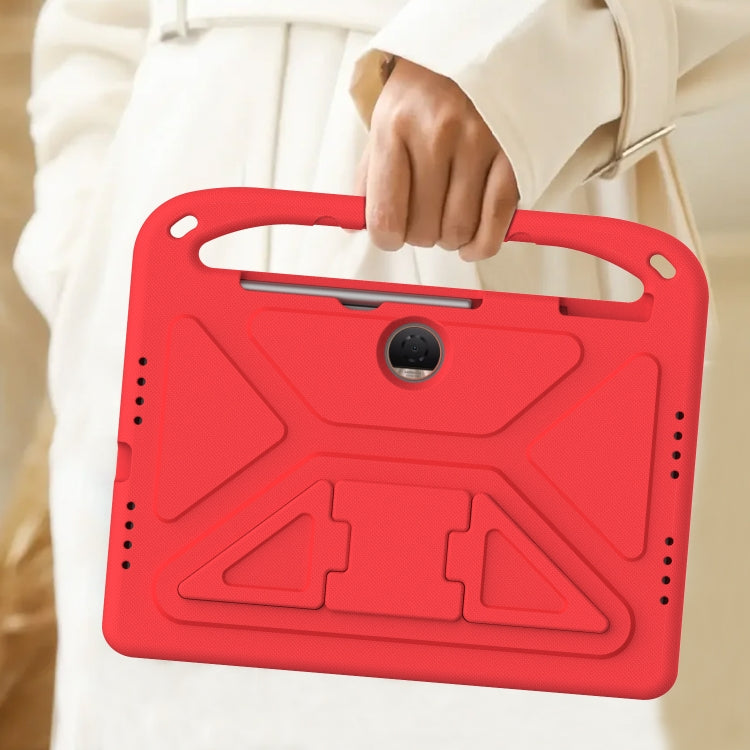 For Honor Pad 9 12.1 Handle EVA Shockproof Tablet Case with Holder(Red)