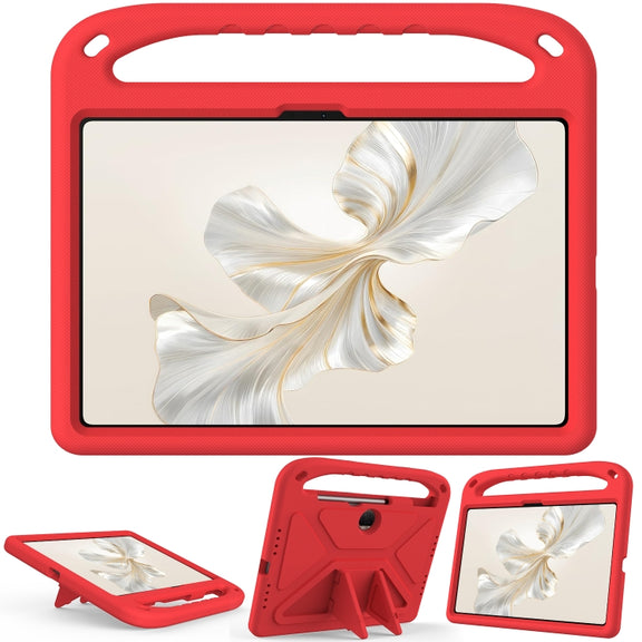 For Honor Pad 9 12.1 Handle EVA Shockproof Tablet Case with Holder(Red)