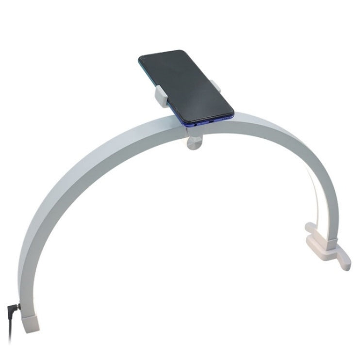 M12X Foldable LED Half Moon Lamp Touch Control Nail Art Lamp, Length: 56cm(EU Plug)