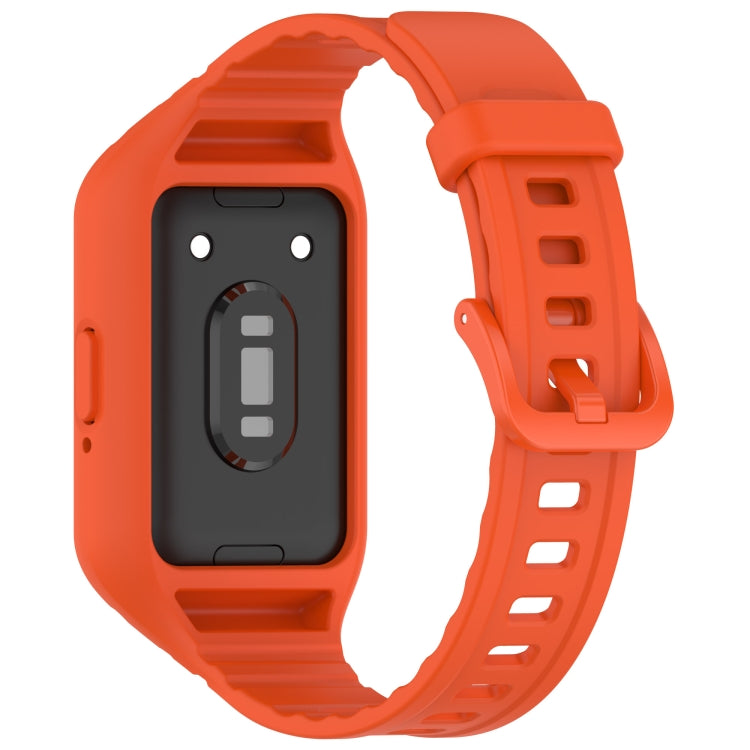For Samsung Galaxy Fit 3 Integrated TPU Watch Band(Orange)