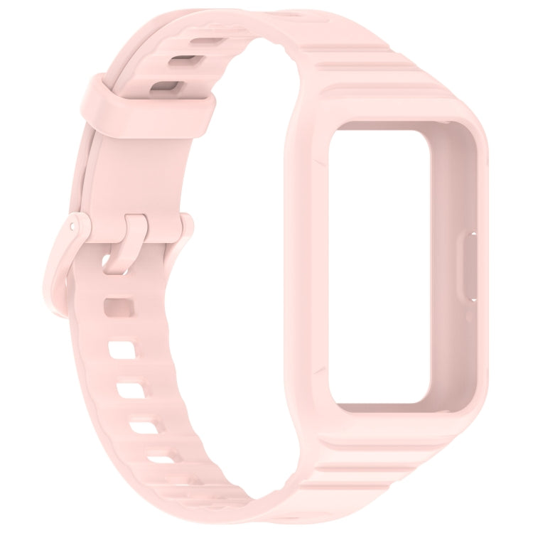 For Samsung Galaxy Fit 3 Integrated TPU Watch Band(Pink)