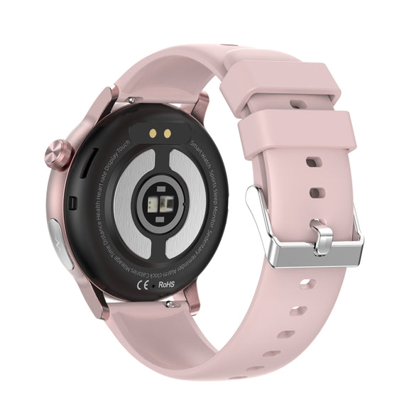ET470 1.39 inch Color Screen Smart Watch Silicone Strap, Support Bluetooth Call / ECG(Pink)