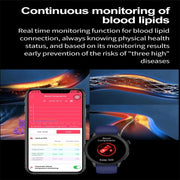 ET470 1.39 inch Color Screen Smart Watch Silicone Strap, Support Bluetooth Call / ECG(Blue)
