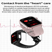 ET570 1.96 inch Color Screen Smart Watch Silicone Strap, Support Bluetooth Call / ECG(Beige)