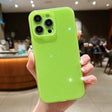 For iPhone 16 Pro Jelly Glitter Solid Color TPU Phone Case(Fluorescent Green) - iPhone 16 Pro Cases by PMC TechLife | Online Shopping South Africa | PMC TechLife | Buy Now Pay Later Mobicred