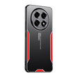 For OPPO A2 Pro Blade Series TPU Hybrid Metal Phone Case(Red) - OPPO Cases by PMC TechLife | Online Shopping South Africa | PMC TechLife | Buy Now Pay Later Mobicred
