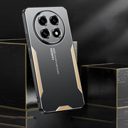For OPPO A2 Pro Blade Series TPU Hybrid Metal Phone Case(Red)
