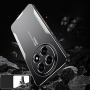 For OPPO A2 Pro Blade Series TPU Hybrid Metal Phone Case(Red)