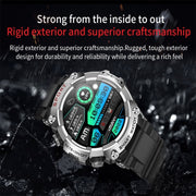 T96 1.52 inch Amoled Screen 2 in 1 Bluetooth Earphone Smart Watch(Blue)