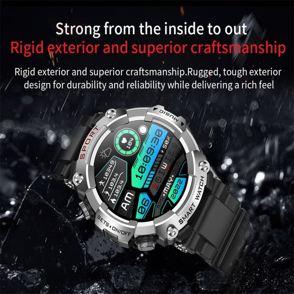 T96 1.52 inch Amoled Screen 2 in 1 Bluetooth Earphone Smart Watch(Blue)