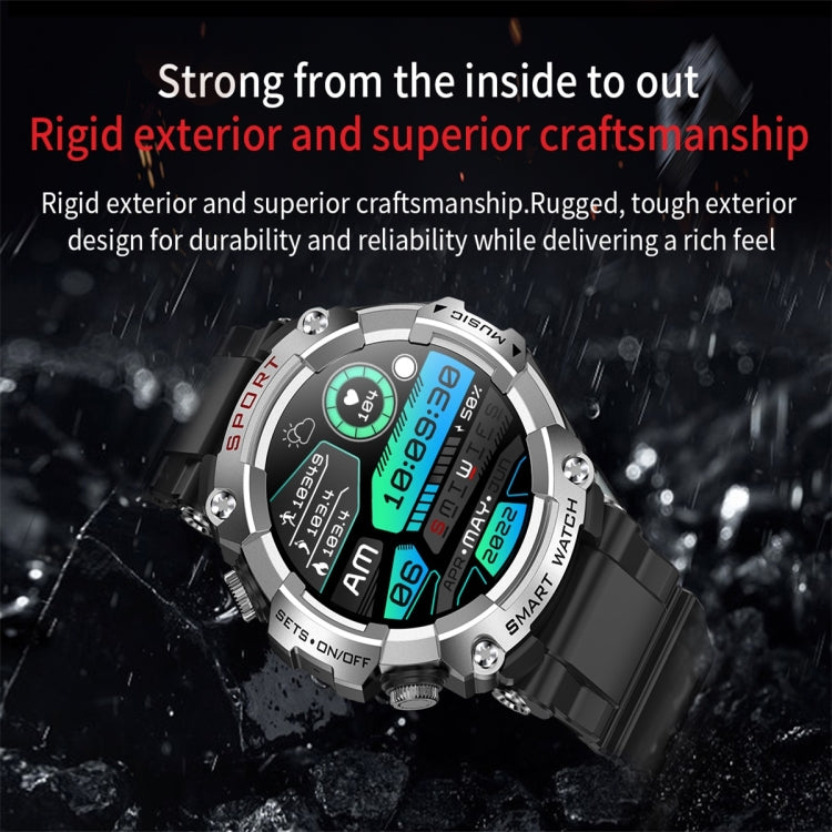 T96 1.52 inch Amoled Screen 2 in 1 Bluetooth Earphone Smart Watch(Blue)