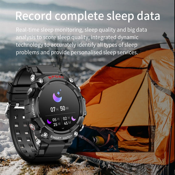 T96 1.52 inch Amoled Screen 2 in 1 Bluetooth Earphone Smart Watch(Blue)