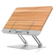 BG-2S Height Adjustable Laptop Holder  ABS + Aluminum Alloy Desktop Book Stand for Reading - Laptop Stand by PMC TechLife | Online Shopping South Africa | PMC TechLife | Buy Now Pay Later Mobicred