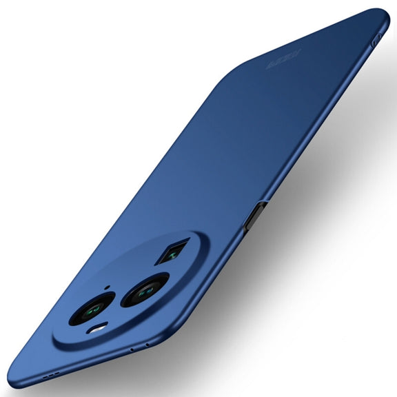For OPPO Find X6 MOFI Micro-Frosted PC Ultra-thin Hard Phone Case(Blue)