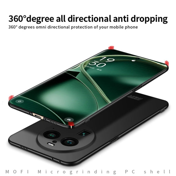 For OPPO Find X6 MOFI Micro-Frosted PC Ultra-thin Hard Phone Case(Red)
