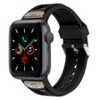 For Apple Watch Series 5 44mm Breathable Stainless Steel Mesh TPU Watch Band(Black Titanium) - Watch Bands by PMC TechLife | Online Shopping South Africa | PMC TechLife
