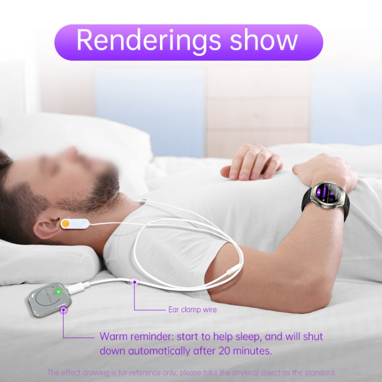 FD02 1.46 inch Color Screen Smart Watch, Support CES Sleep Aid / ECG Detection(Grey)