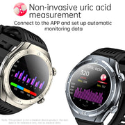 FD02 1.46 inch Color Screen Smart Watch, Support CES Sleep Aid / ECG Detection(Grey)