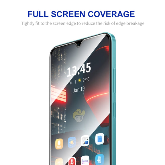 For Tecno Spark 9 ENKAY Full Glue High Aluminum-silicon Tempered Glass Film