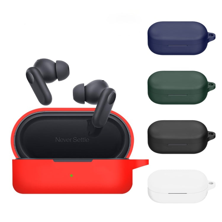 For OnePlus Buds V Silicone Earphone Protective Case(Green)