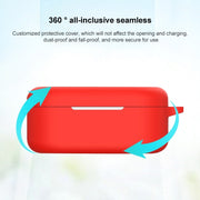 For OnePlus Buds V Silicone Earphone Protective Case(Green)