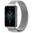 For Honor Band 9 Milan Magnetic Steel Mesh Watch Band(Silver) - Watch Bands by PMC TechLife | Online Shopping South Africa | PMC TechLife